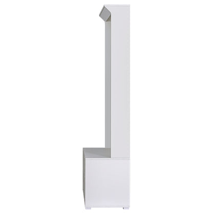 Artiss Shoe Rack Cabinet Hall Tree Coat Rack 180CM White-Coat Racks-PEROZ Accessories