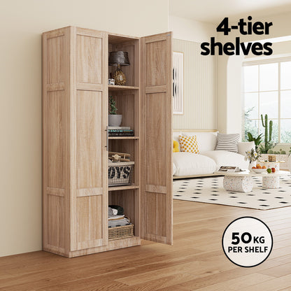 Artiss Buffet Sideboard Cupboard Cabinet Pantry Organiser Adjustable Shelves-Furniture > Dining > Buffets &amp; Sideboards-PEROZ Accessories