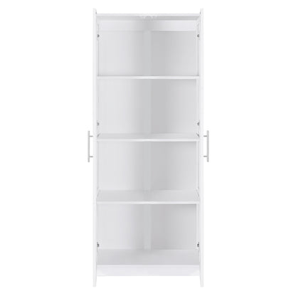 Artiss 2 Door Buffet Sideboard Cupboard Cabinet Pantry White-Furniture &gt; Bedroom-PEROZ Accessories