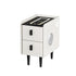 Artiss Smart Bedside Table with Wireless Charging - AIDA White-Furniture > Bedroom > Bedside Tables-PEROZ Accessories