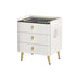 Artiss Bedside Table Wireless Charging - ALMA White-Furniture > Bedroom > Bedside Tables-PEROZ Accessories