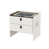 Artiss Smart Bedside Table Wireless Charging - BESS White-Furniture > Bedroom > Bedside Tables-PEROZ Accessories
