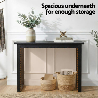 Artiss Console Table 110CM Black-Furniture > Living Room > Side Tables-PEROZ Accessories