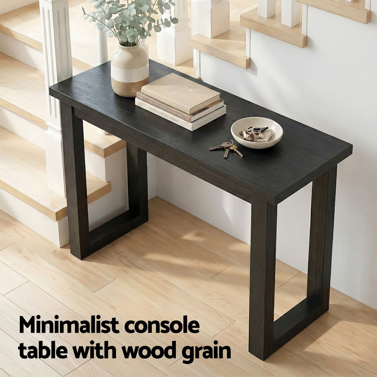 Artiss Console Table 110CM Black-Furniture > Living Room > Side Tables-PEROZ Accessories