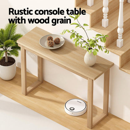 Artiss Console Table 110CM Pine-Furniture &gt; Living Room &gt; Side Tables-PEROZ Accessories