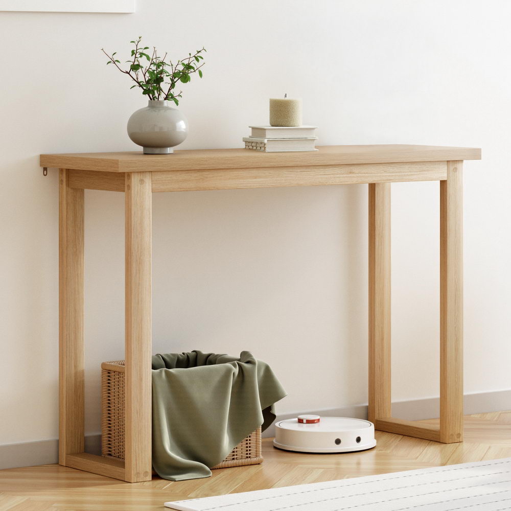 Artiss Console Table 110CM Pine-Furniture &gt; Living Room &gt; Side Tables-PEROZ Accessories