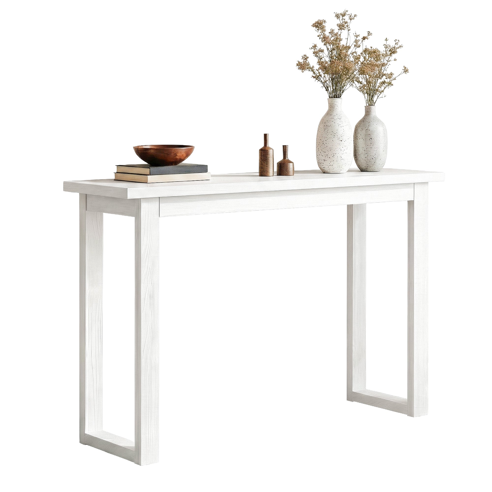 Artiss Console Table 110CM White-Furniture > Living Room > Side Tables-PEROZ Accessories