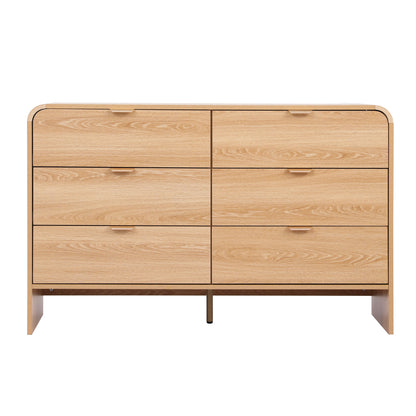 Artiss 6 Chest of Drawers Dresser Cabinet Pine-Furniture > Bedroom > Dressers-PEROZ Accessories