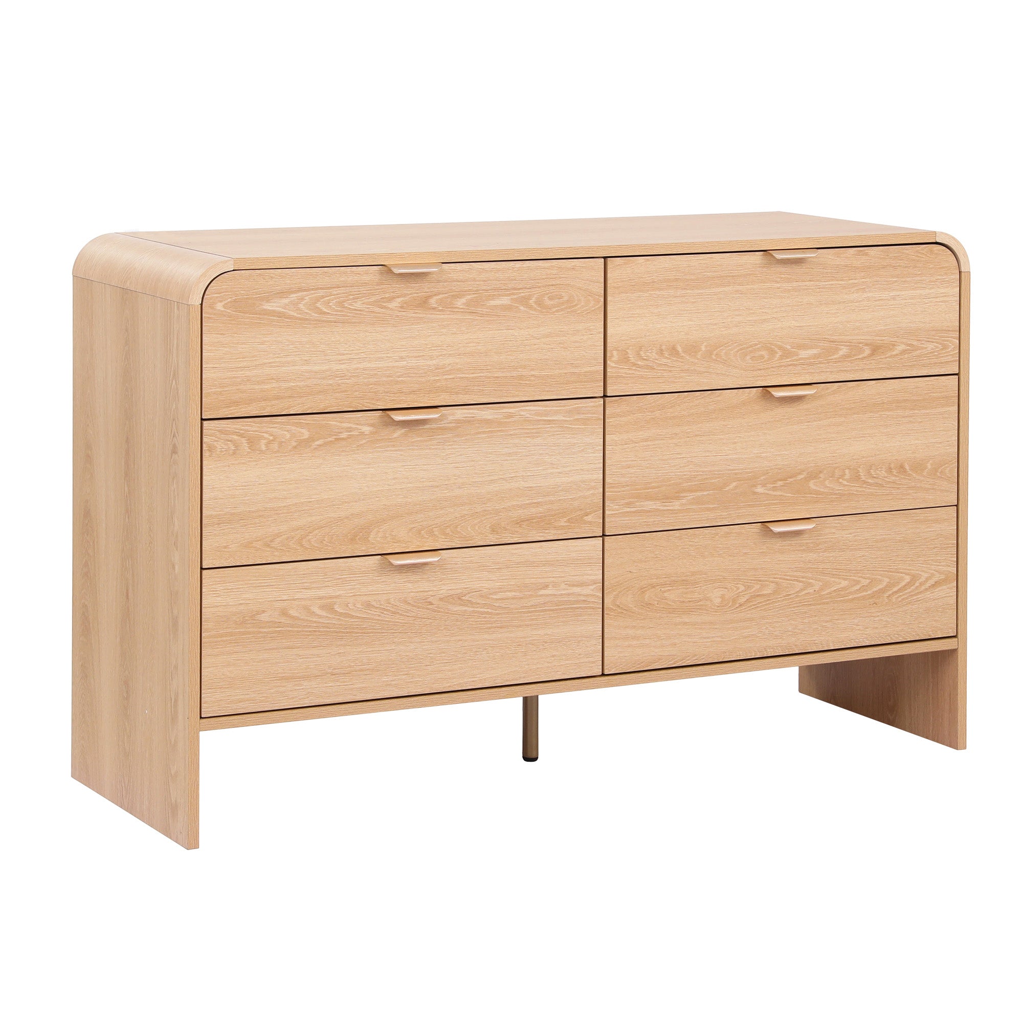 Artiss 6 Chest of Drawers Dresser Cabinet Pine-Furniture > Bedroom > Dressers-PEROZ Accessories