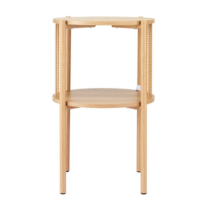 Artiss Coffee Table 2-Tier Round Wood-Furniture &gt; Living Room &gt; Coffee Tables-PEROZ Accessories