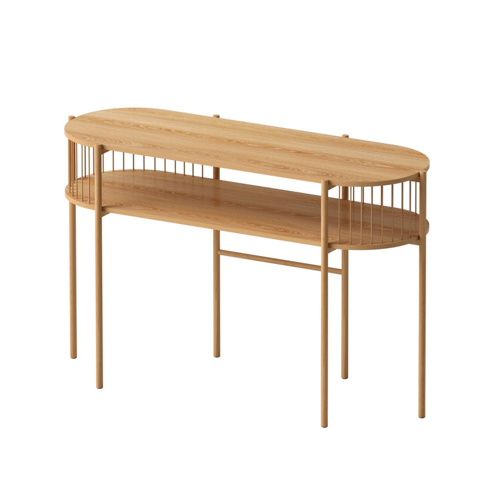 Artiss Console Table 124CM Pine-Furniture &gt; Living Room &gt; Side Tables-PEROZ Accessories