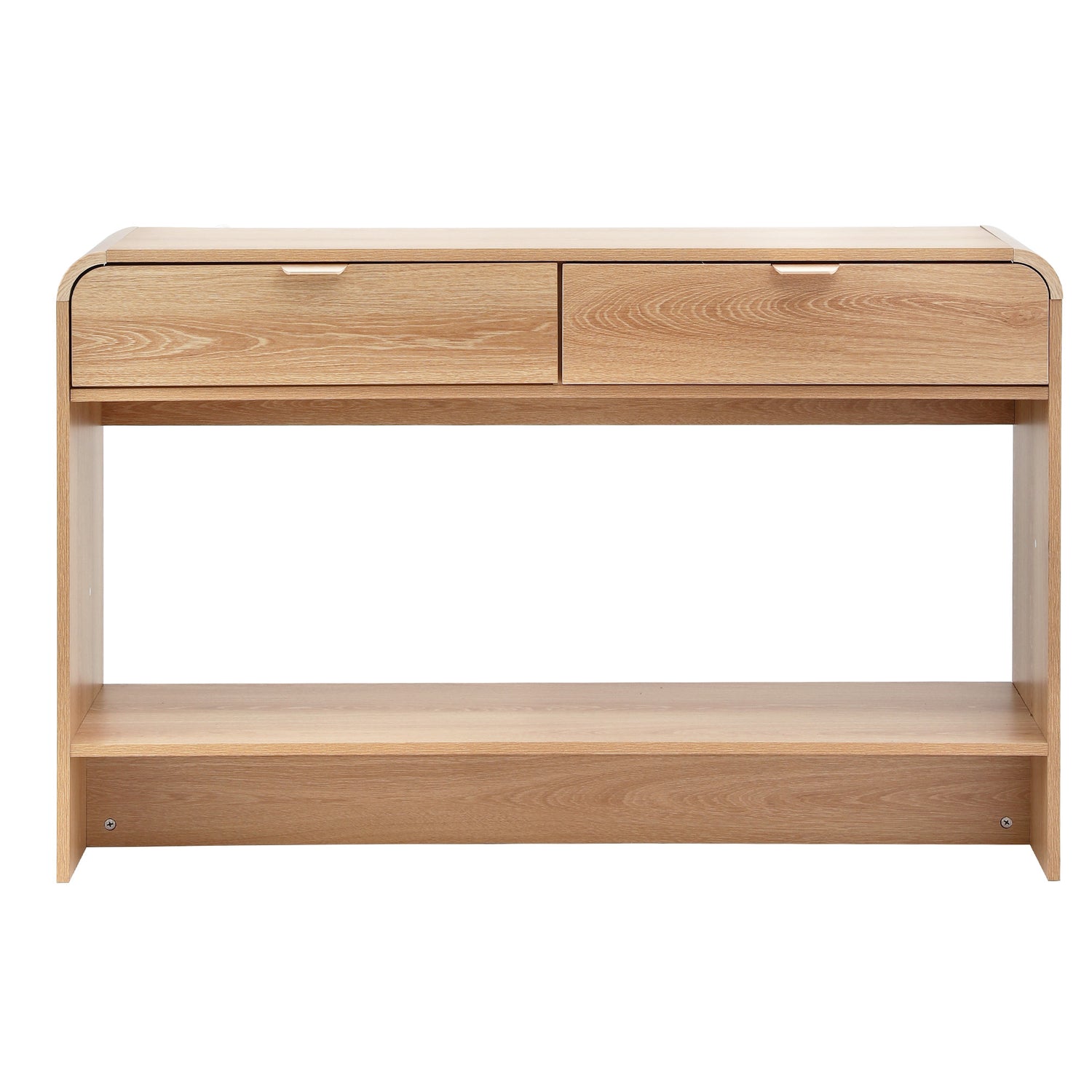 Artiss Console Table Hallway Entryway Storage Drawer Shelf Curved Edge 120CM Pine-Furniture > Living Room > Side Tables-PEROZ Accessories