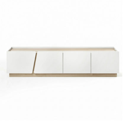 Artiss 180cm TV Unit Storage Cabinet Living Room White &amp; Pine