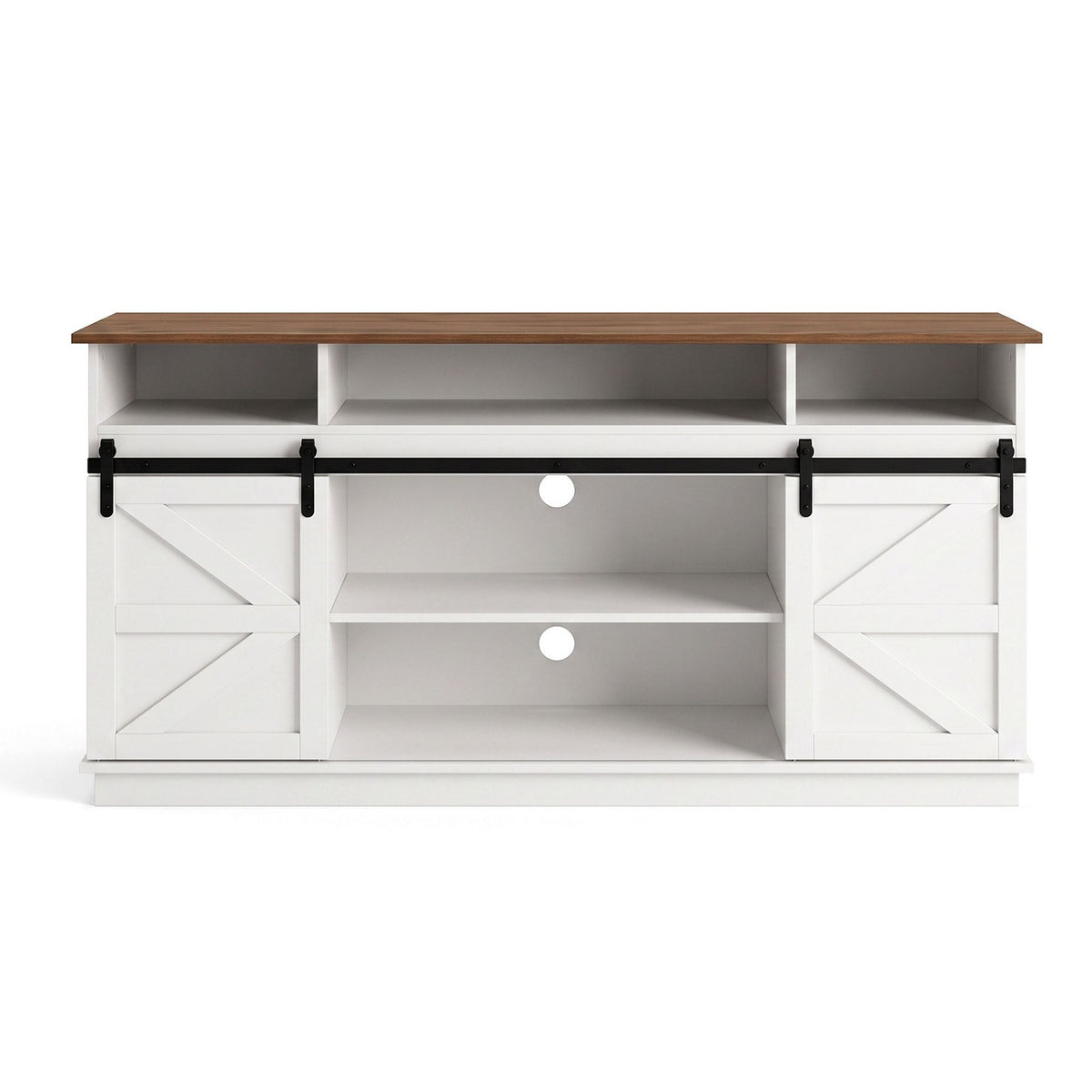 Artiss Buffet Sideboard Cabinet 150cm 3-Tier Kitchen Storage Sliding Doors White-Furniture > Bathroom > Sinks-PEROZ Accessories