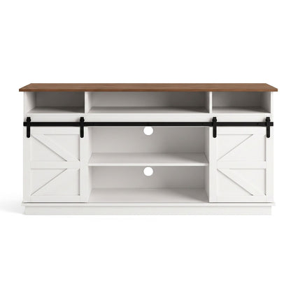 Artiss Buffet Sideboard Cabinet 150cm 3-Tier Kitchen Storage Sliding Doors White-Furniture > Bathroom > Sinks-PEROZ Accessories