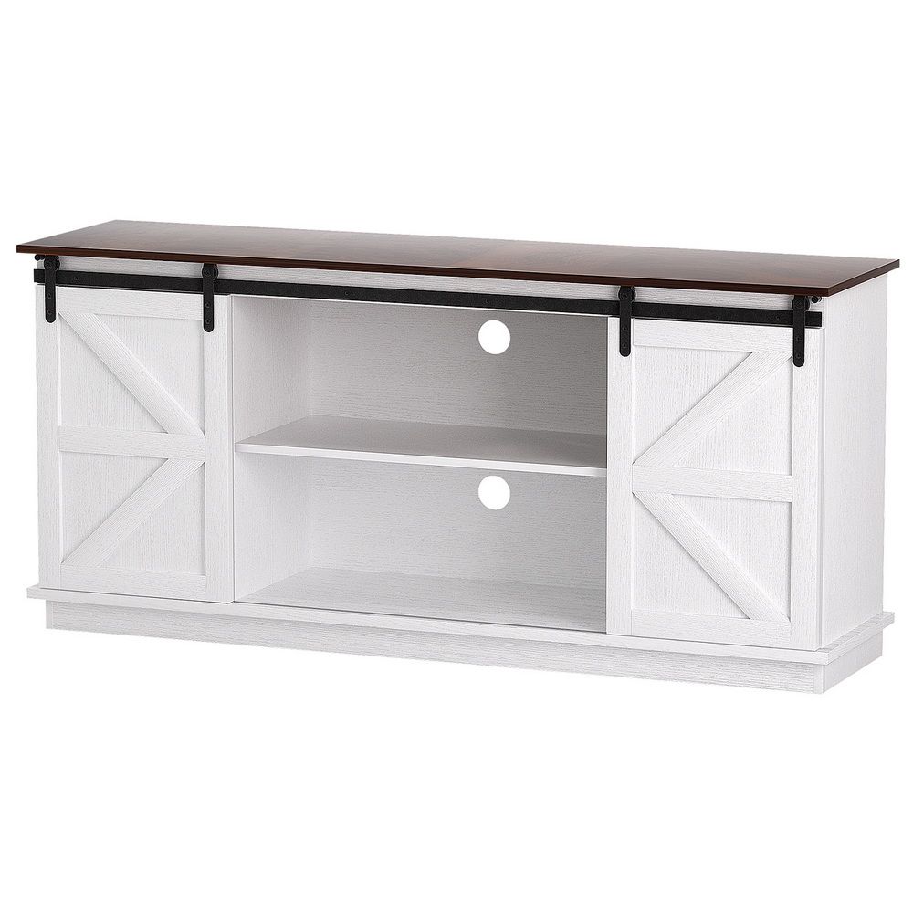 Artiss Buffet Sideboard Storage Cabinet Kitchen Cupboard Sliding Doors White-Furniture > Dining > Buffets &amp; Sideboards-PEROZ Accessories