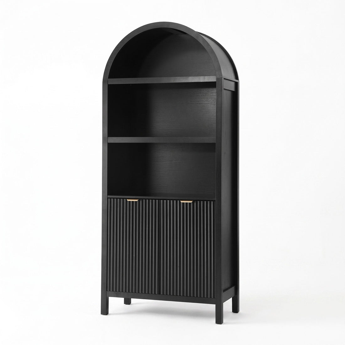 Artiss Buffet Sideboard Cabinet Pantry 180CM Arched Storage Bookshelf Black-Furniture > Dining > Buffets &amp; Sideboards-PEROZ Accessories