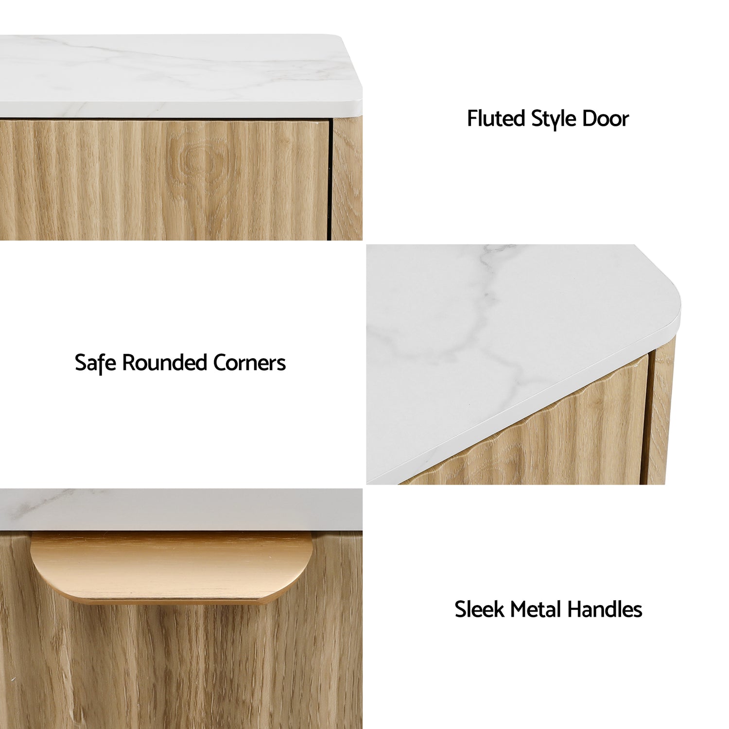 Artiss TV Unit &amp; Chest of Drawers Set Solid Wood Legs Pine-Furniture > Living Room > TV Units-PEROZ Accessories