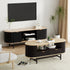 Artiss TV Unit & Coffee Table Set Storage Drawers Shelves Black Pine-Furniture > Living Room > TV Units-PEROZ Accessories