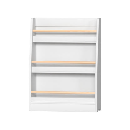 Keezi Kids Bookshelf 3 Tiers Storage Children Bookcase Organiser Display Shelf-Baby &amp; Kids &gt; Kid&