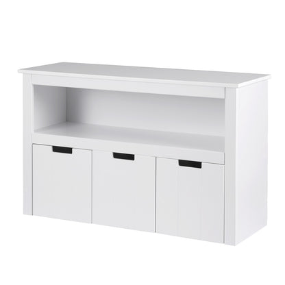 Keezi Kids Bookshelf 3 Drawers Storage Children Bookcase Toy Organiser Display-Baby &amp; Kids &gt; Kid&