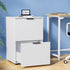 Artiss Filing Cabinet Files Storage Office Shelves File Organiser White 2 Drawer-Furniture > Office-PEROZ Accessories