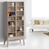 Artiss Bookshelf CD Storage Rack - BERG Oak-Furniture > Office-PEROZ Accessories