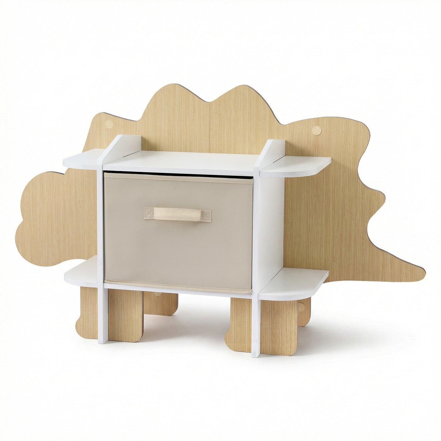 Keezi Dinosaur Kids Bookshelf 2-Tier Children&