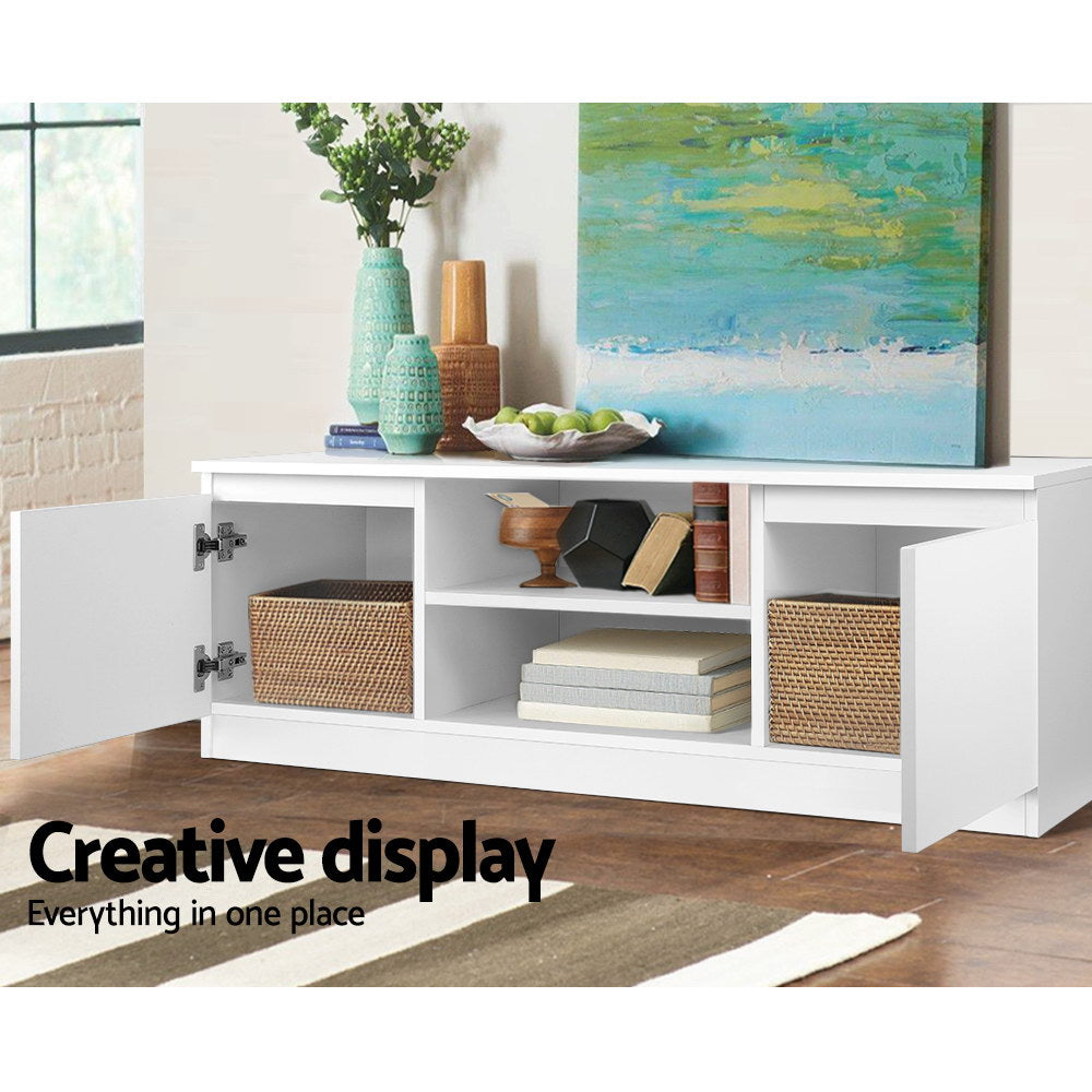 Artiss TV Entertainment Unit - White-Entertainment Units-PEROZ Accessories