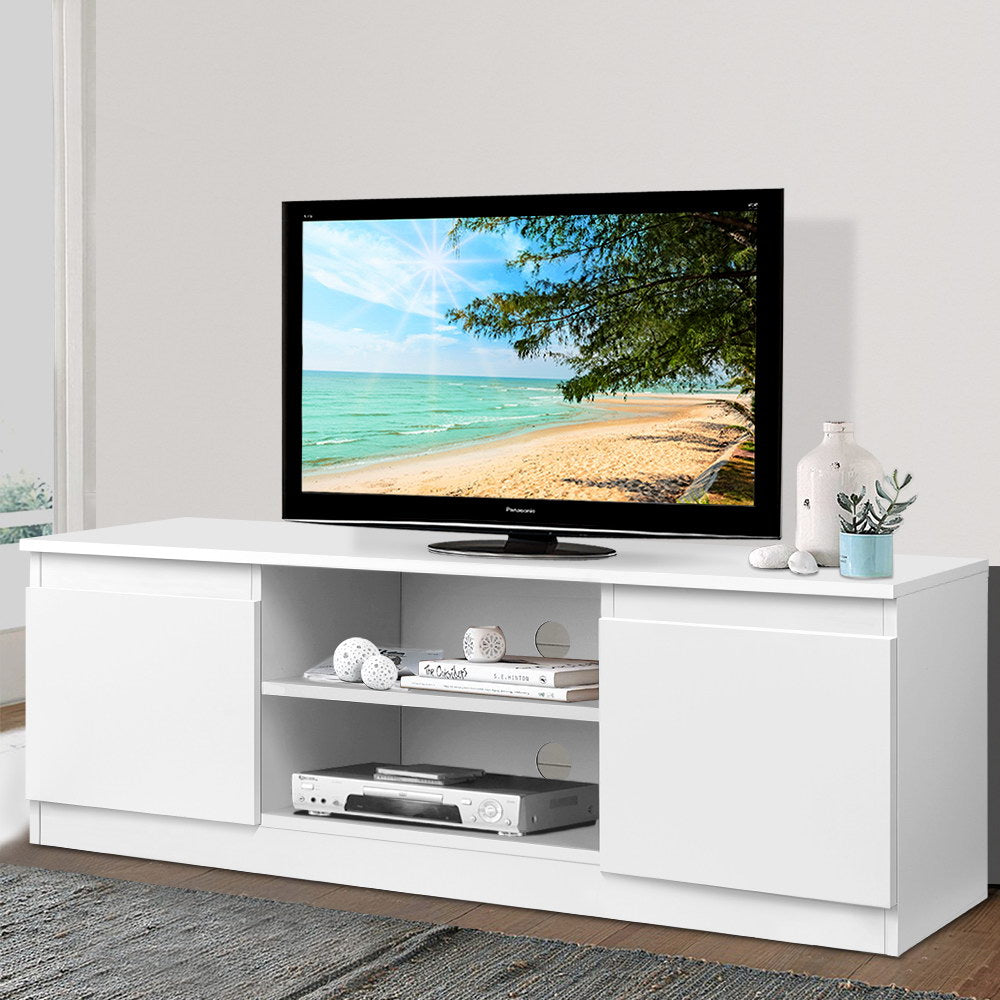 Artiss TV Entertainment Unit - White-Entertainment Units-PEROZ Accessories