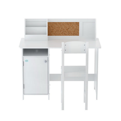 Keezi Kids Table and Chair Set Children Study Play Toys Desk w/ Cabinet Storage-Baby &amp; Kids &gt; Kid&