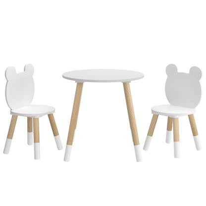 Keezi 3 Piece Kids Table and Chairs Set Activity Playing Study Children Desk-Baby &amp; Kids &gt; Kid&