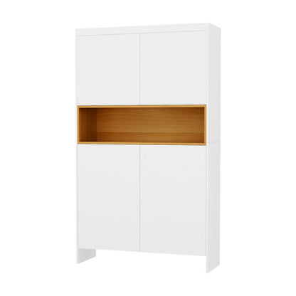 Artiss Shoe Rack Storage Cabinet 9 Tiers White-Furniture &gt; Living Room &gt; Shoe Storage-PEROZ Accessories