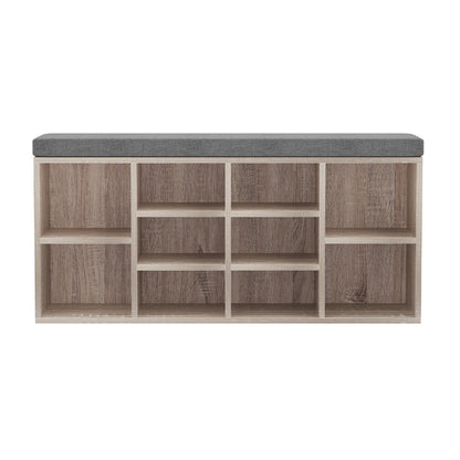 Artiss Shoe Rack Cabinet Shoe Bench Fabric Seat Pine BOA-Shoe Storage Cabinets-PEROZ Accessories