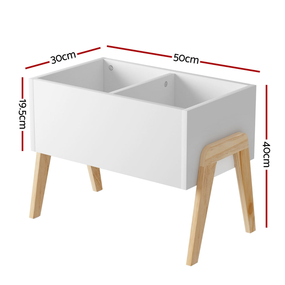 Keezi Kids Toy Box Chest Storage Bin Container Wooden Cabinet Clothes Book Organiser Bedroom-Baby &amp; Kids &gt; Kid&
