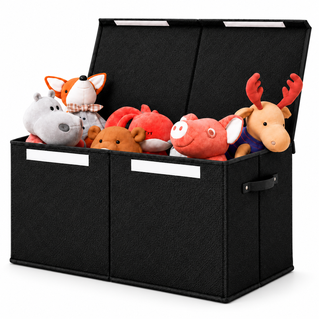 Keezi Large Toy Box Chest Storage with Flip-Top Lid Foldable Organizer Bins-Baby &amp; Kids > Kid&