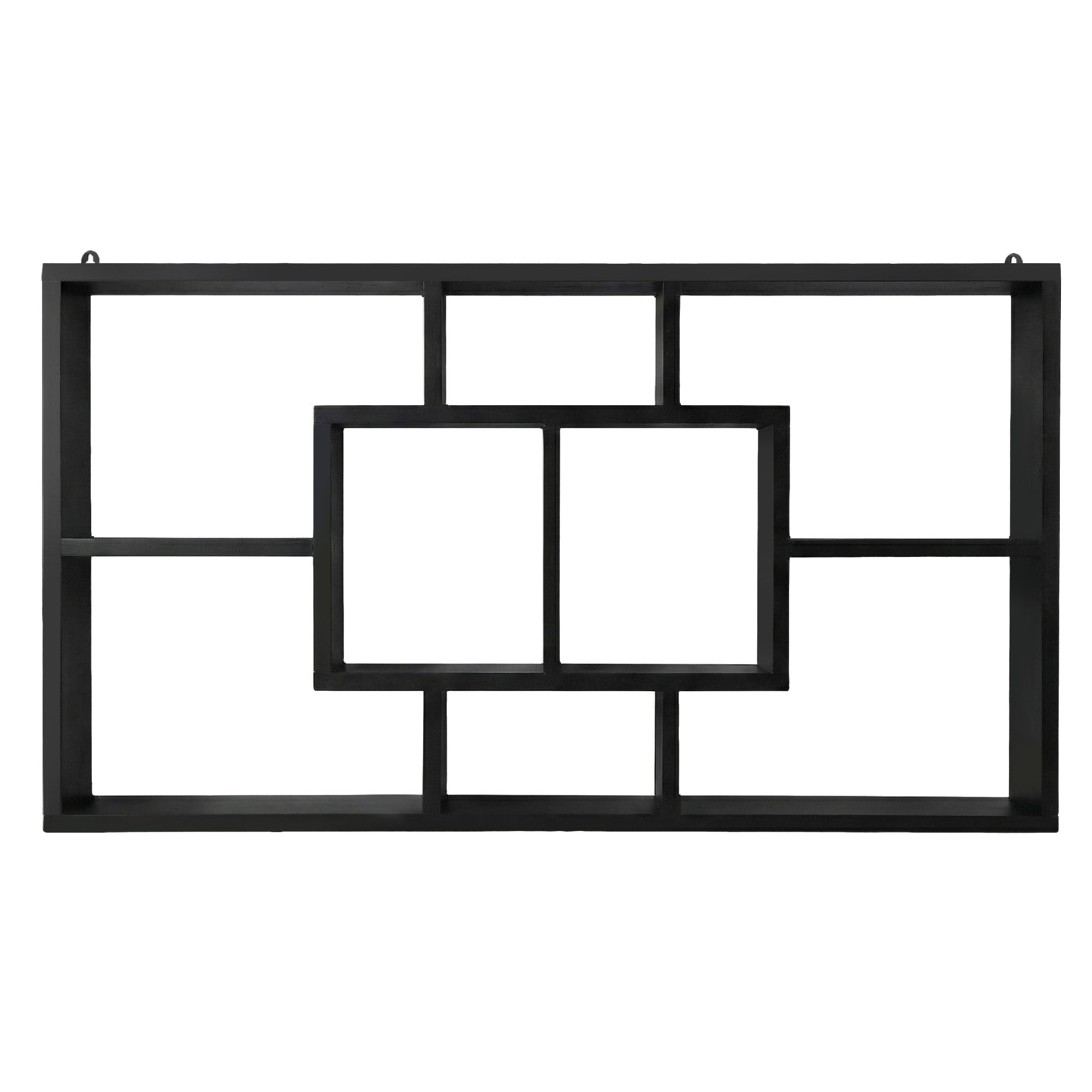 Artiss Floating Wall Shelves Bookshelf Black-Furniture > Living Room > Bookcases &amp; Shelves-PEROZ Accessories