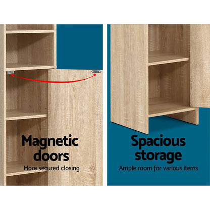 Artiss Bathroom Cabinet Storage 185cm Wooden-Bathroom Storage-PEROZ Accessories
