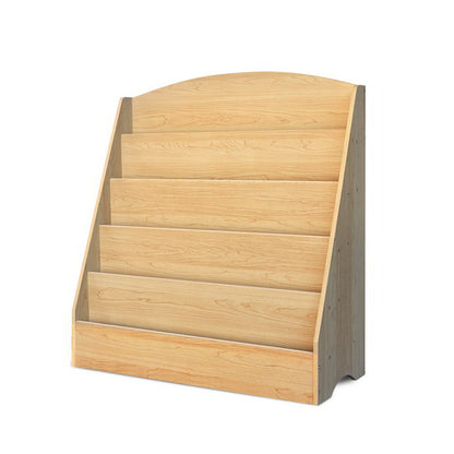 Keezi 5 Tiers Kids Bookshelf Magazine Shelf Organiser Bookcase Display Rack-Bookcases &amp; Shelves-PEROZ Accessories