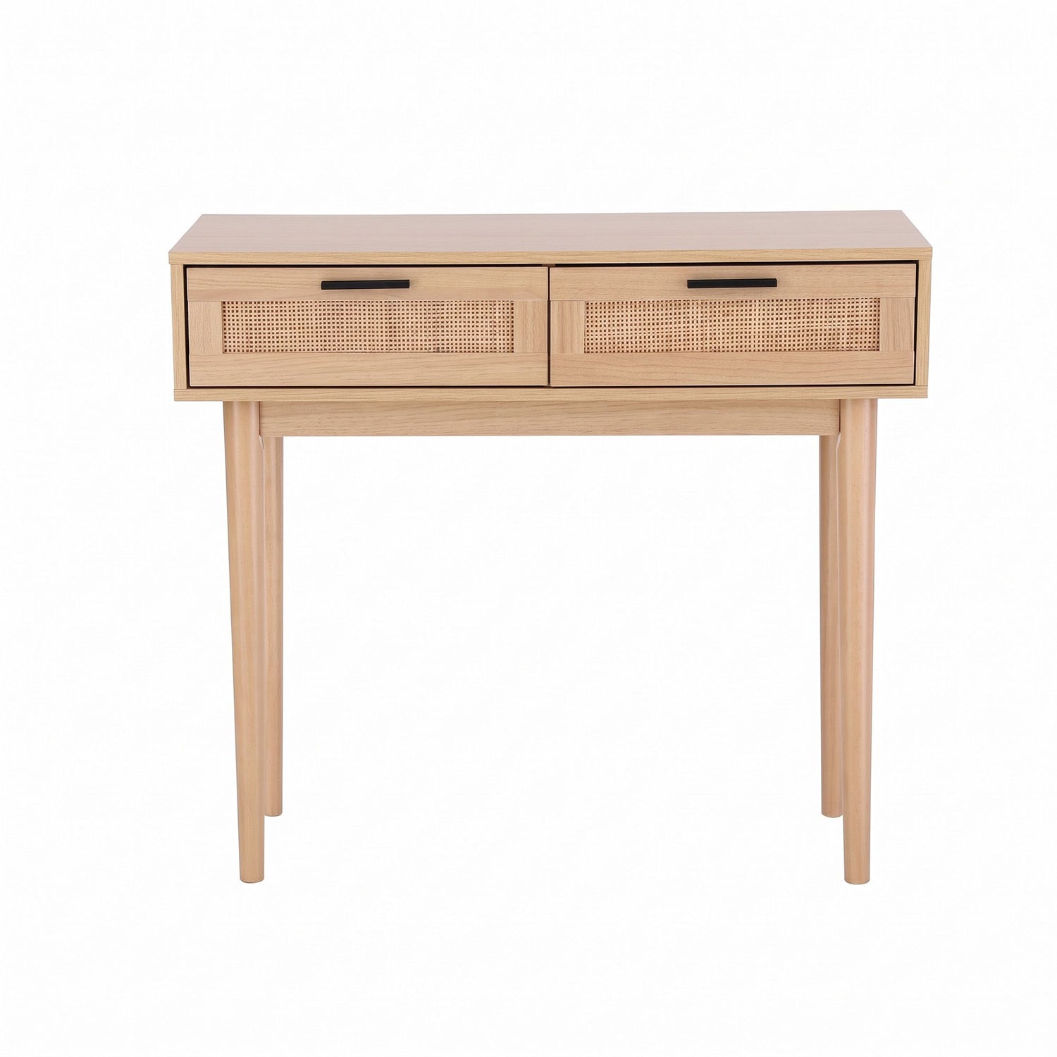 Artiss Console Table 2 Rattan Drawers-Console Tables-PEROZ Accessories