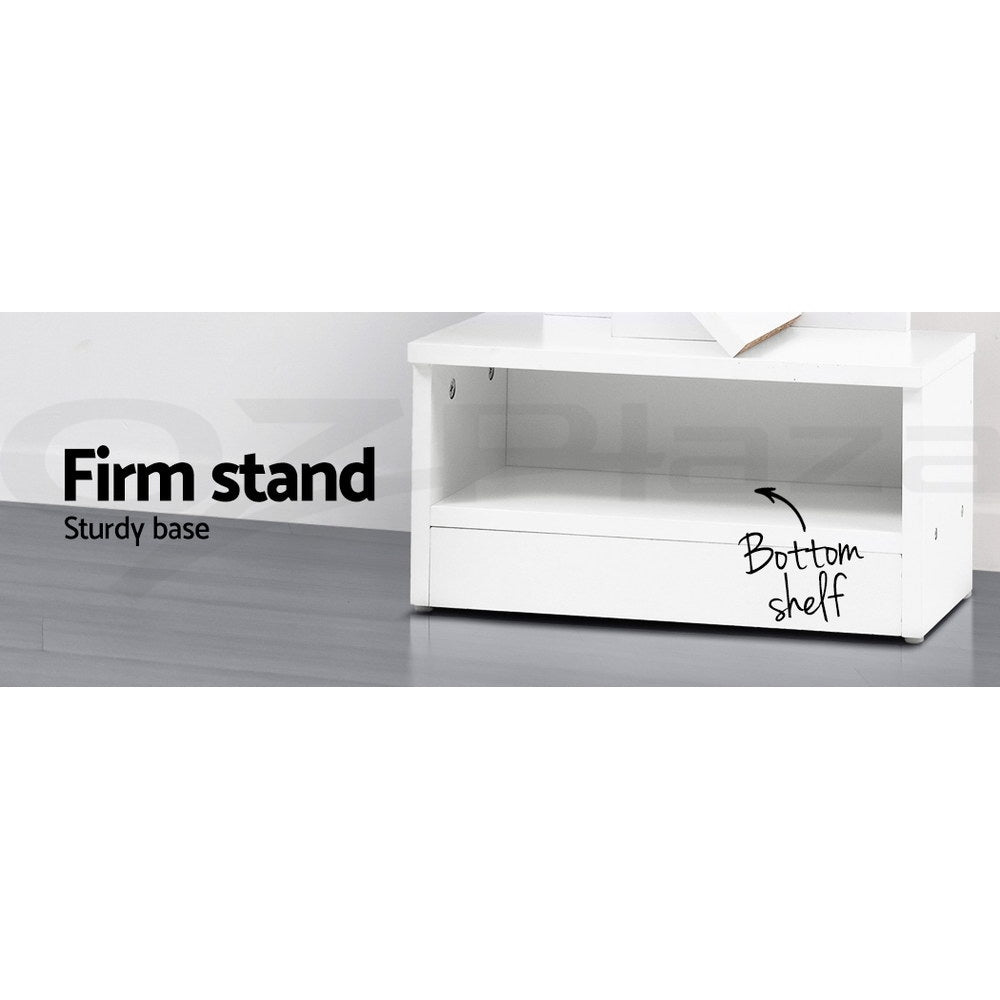 Artiss Tree Bookshelf 9 Tiers - ECHO White-Bookcases &amp; Shelves-PEROZ Accessories