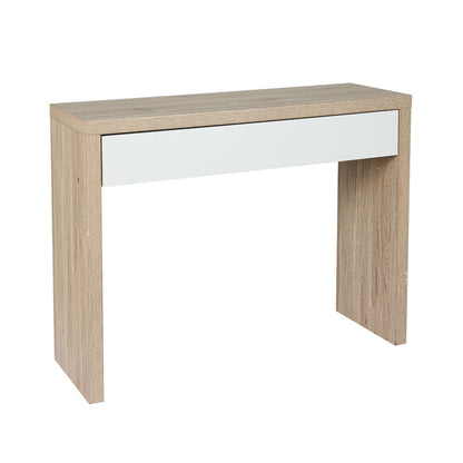 Artiss Console Table Storage Drawer Jory White Pine-Console Tables-PEROZ Accessories