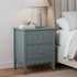 Artiss Bedside Table 2 Drawers Bedroom Storage Nightstand Green-Furniture > Bedroom > Bedside Tables-PEROZ Accessories