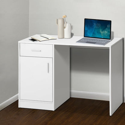 Artiss Computer Desk Drawer Cabinet White 100CM-Office Desks-PEROZ Accessories