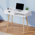 Artiss Computer Desk Drawer Cabinet Shelf White 90CM-Office Desks-PEROZ Accessories