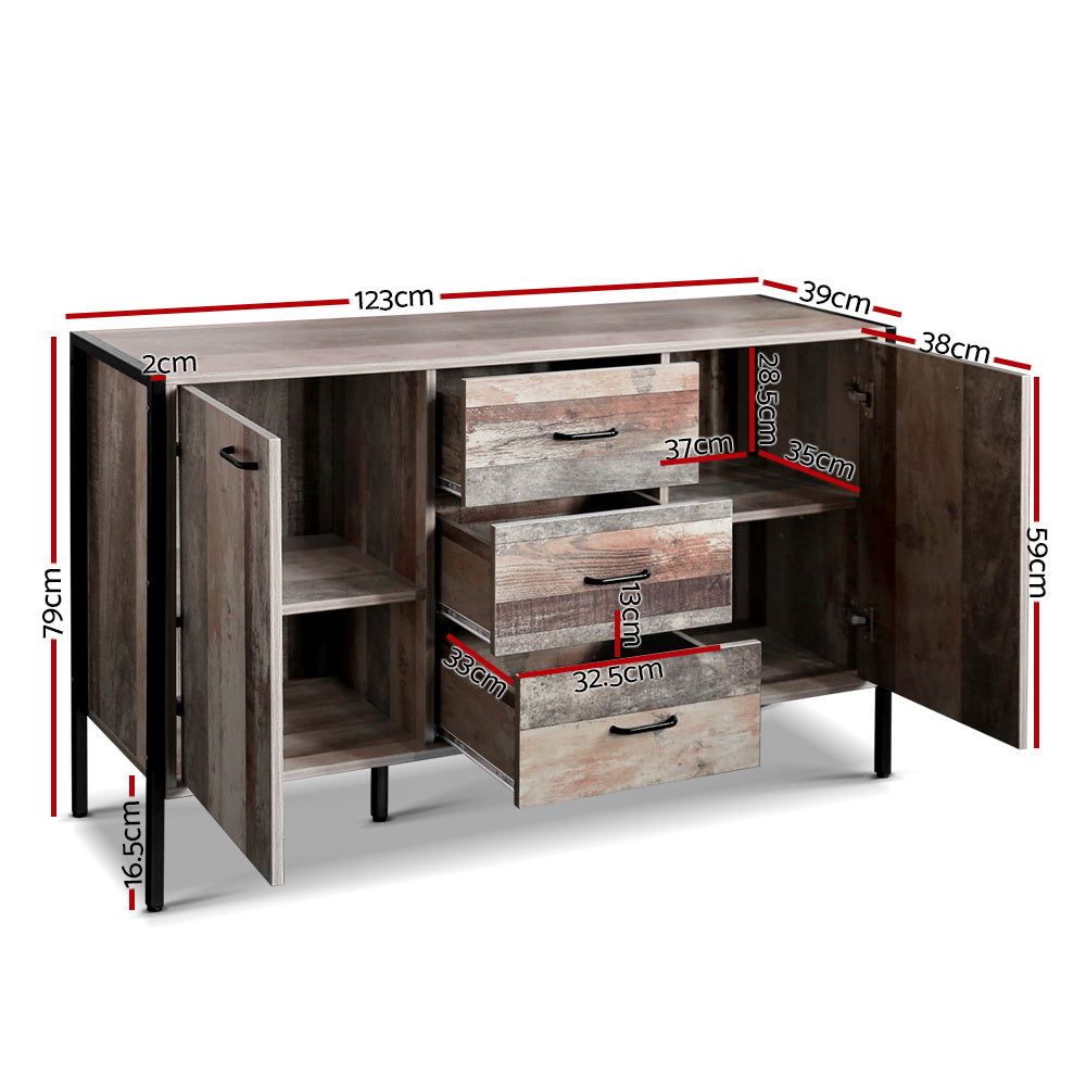 Artiss Buffet Sideboard - BARNLY-Furniture &gt; Living Room-PEROZ Accessories