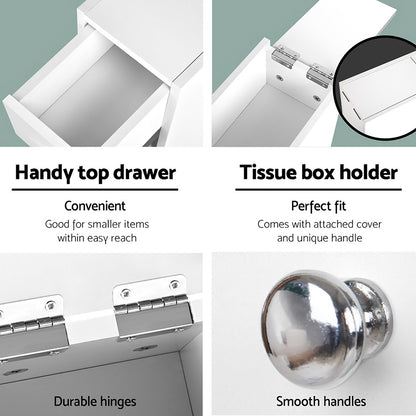 Artiss Bathroom Storage Cabinet Tissue Holder-Bathroom Storage-PEROZ Accessories