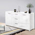 Artiss Buffet Sideboard High Gloss - White-Furniture > Living Room-PEROZ Accessories
