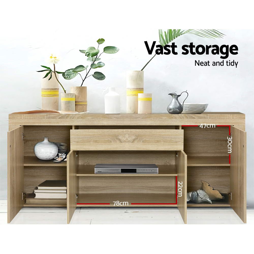 Artiss Buffet Sideboard - DANA Oak-Furniture &gt; Living Room-PEROZ Accessories