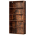 Artiss Bookshelf 5 Tiers Walnut-Furniture > Living Room > Bookcases & Shelves-PEROZ Accessories